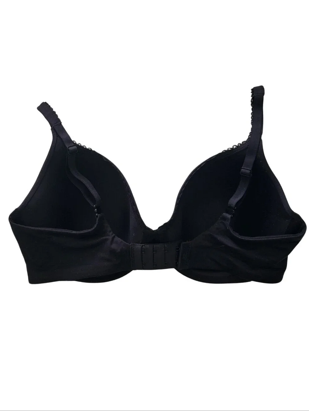 VICTORIA'S SECRET "Body By Victoria" 34DD Black Lined Perfect Coverage Bra - Picture 4 of 9